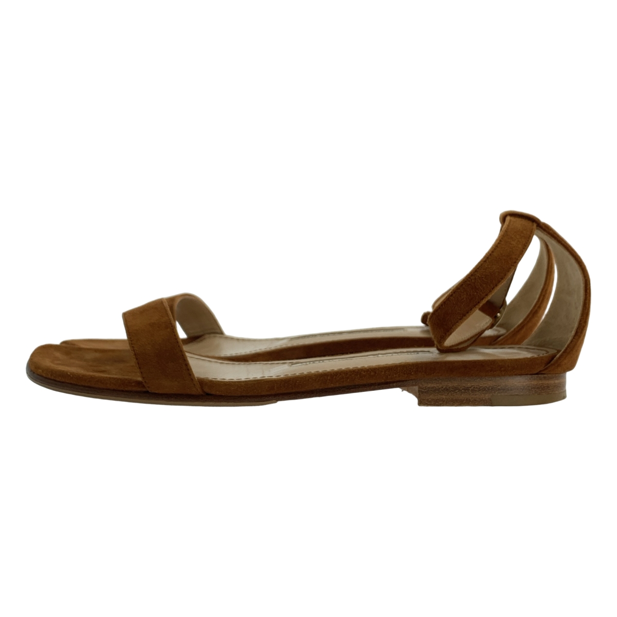 MANOLO BLAHNIK / マノロブラニク スエード ストラップ サンダル