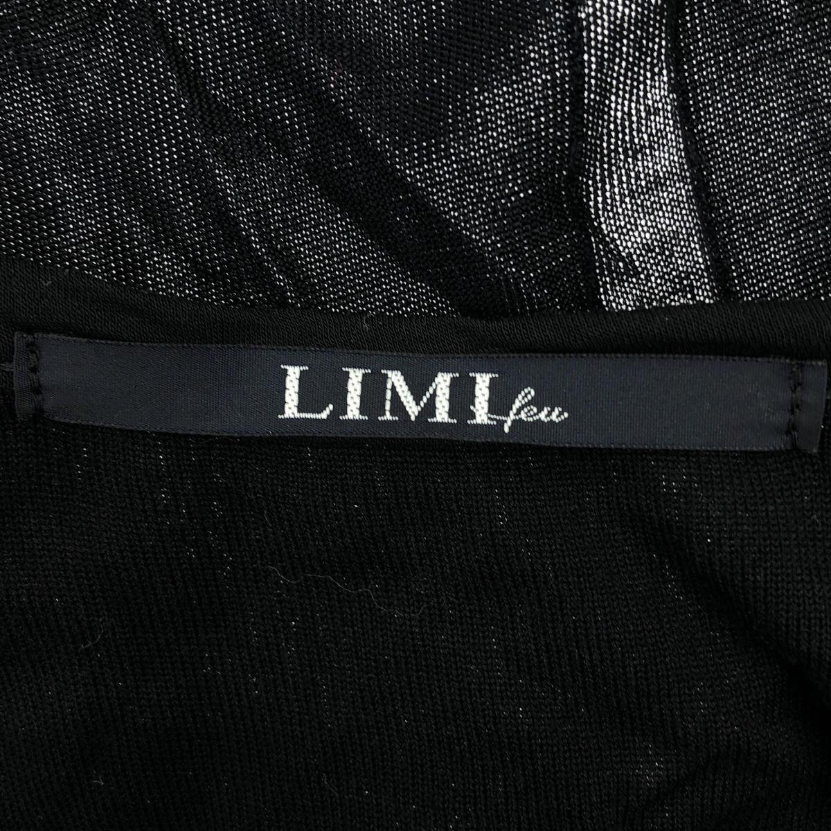 LIMI feu / リミフゥ コットン キュプラ アシンメトリー カーディガン