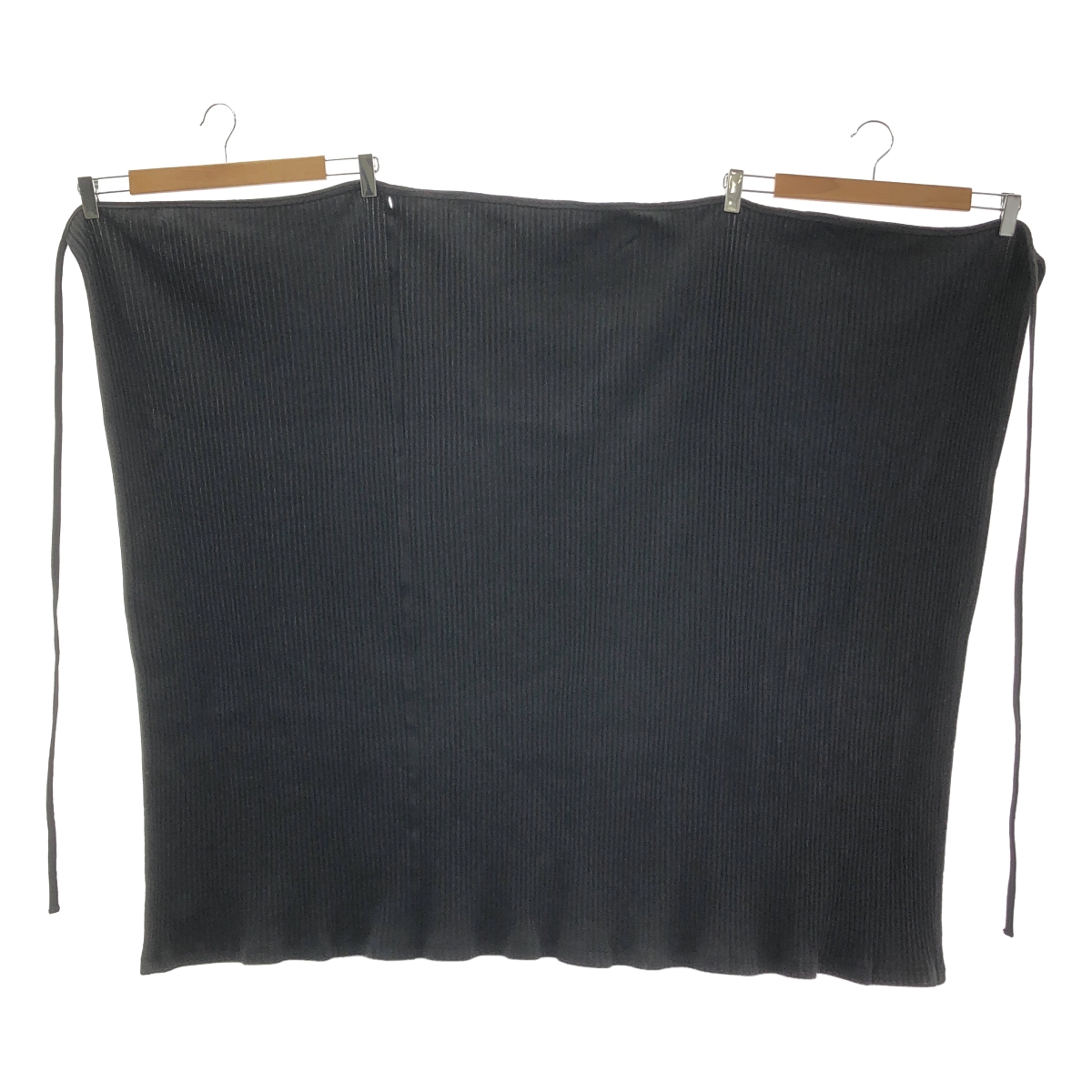 BASErange / ベースレンジ Brig skirt / リブ ラップ 巻きスカート