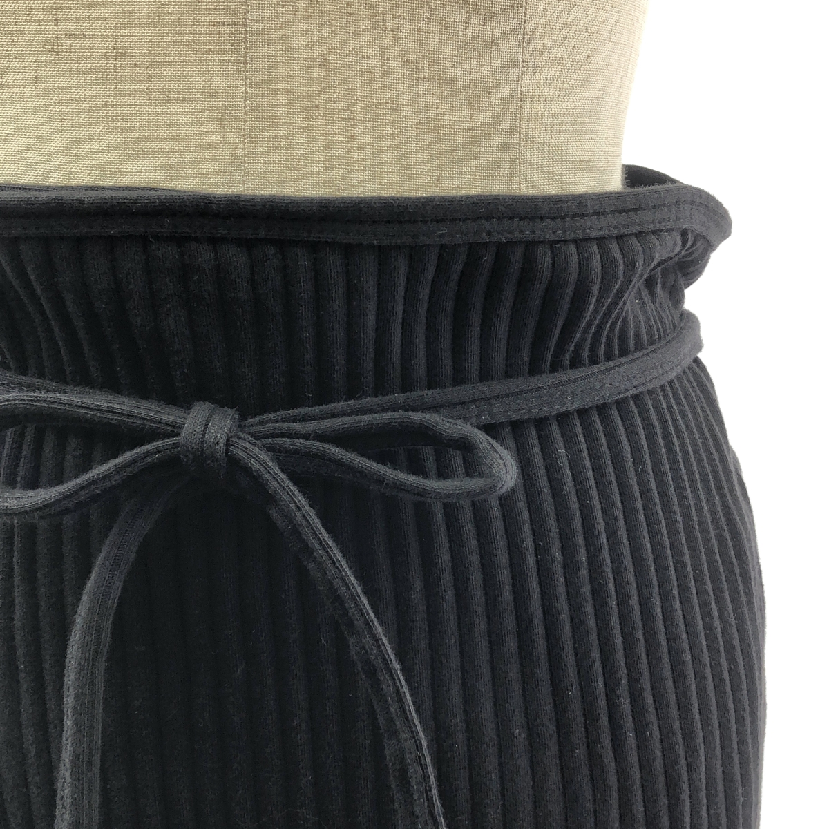 BASErange / ベースレンジ Brig skirt / リブ ラップ 巻きスカート