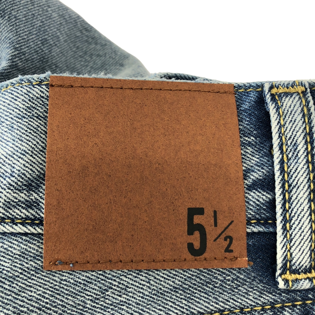 5 1/2 (Five and Half) by Spick & Span / ファイブアンドハーフバイスピックアンドスパン 5 1/2 SOFT DRAWSTRING DENIM ドローストリング デニムパンツ