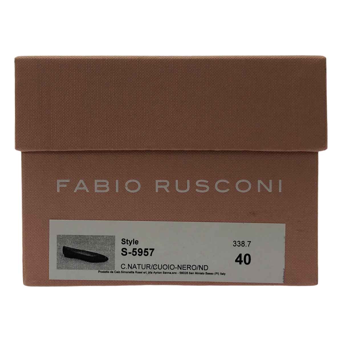 Fabio Rusconi / ファビオルスコーニ ベーシック パンプス