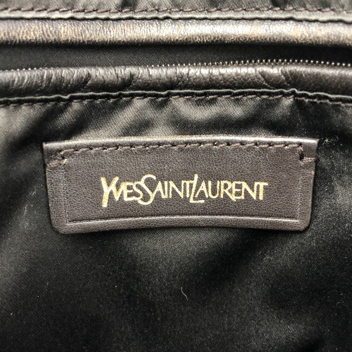 YVES SAINT LAURENT / イヴサンローラン ミューズ レザー トートバッグ
