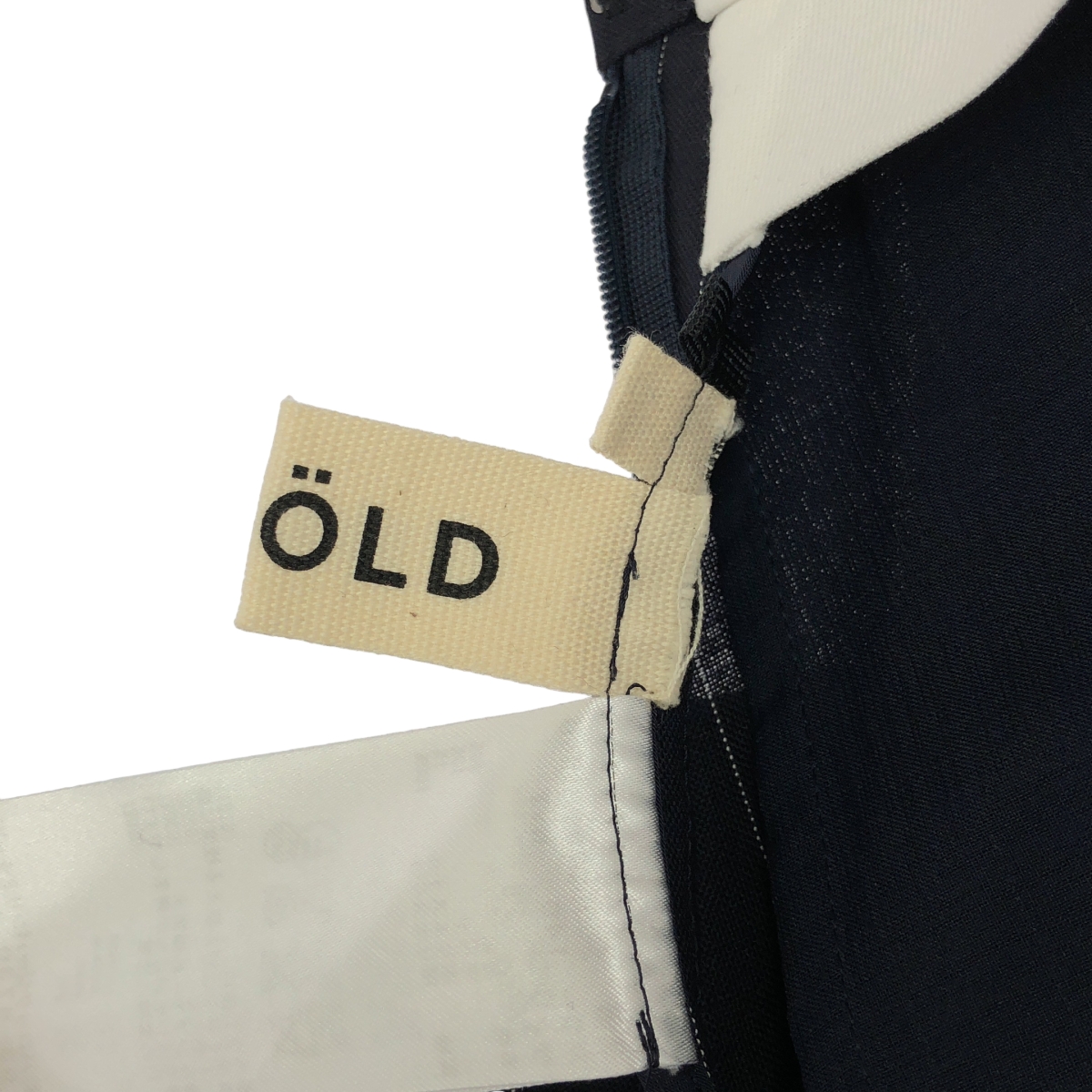 ENFOLD / エンフォルド ストライプ ダブルクロス コクーンパンツ