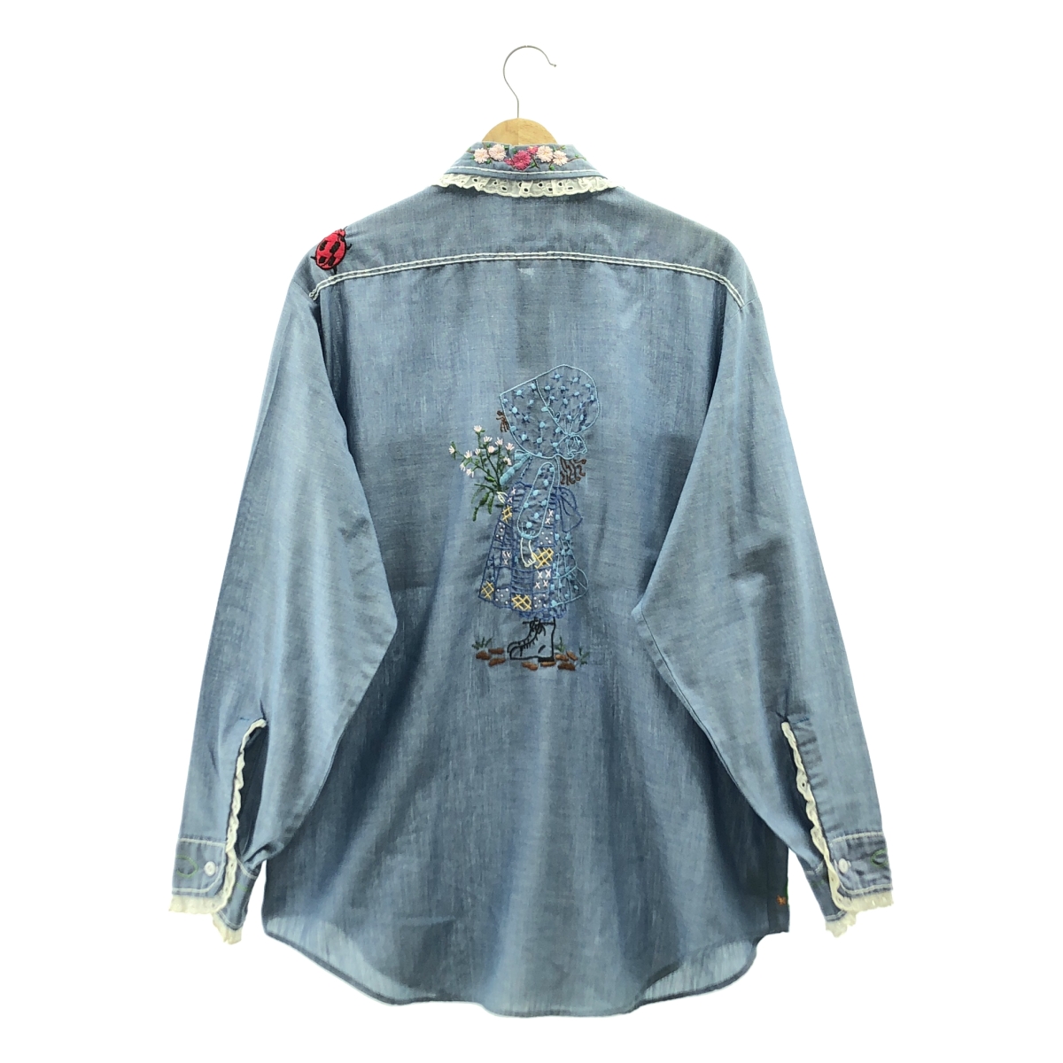 VINTAGE / ヴィンテージ古着 J.C.Penney BIG MAC / ジェイシーペニー ビッグマック エンブロイダリー シャンブレー シャツ