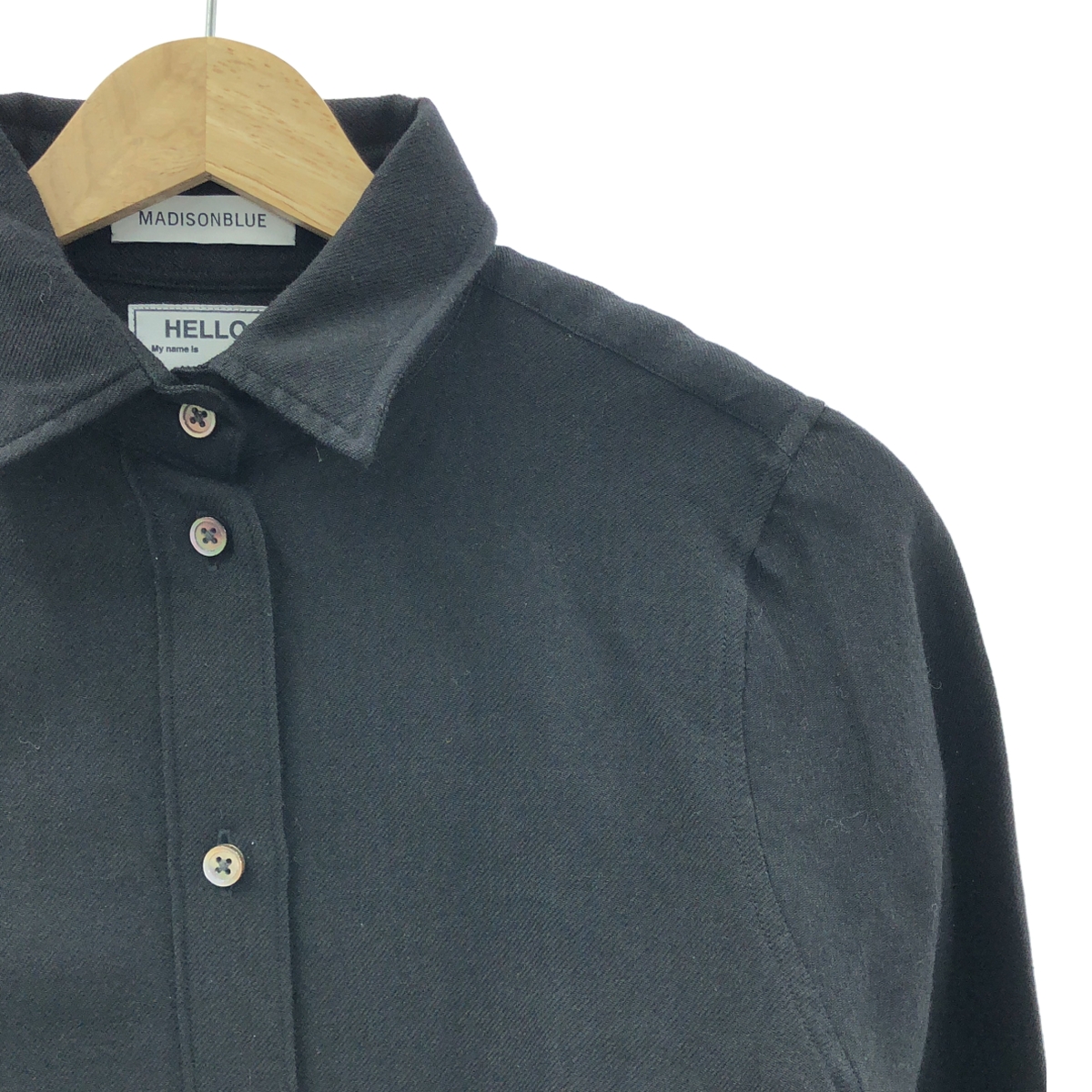 MADISON BLUE / マディソンブルー MADAME SH W/LI ウール リネン マダムシャツ