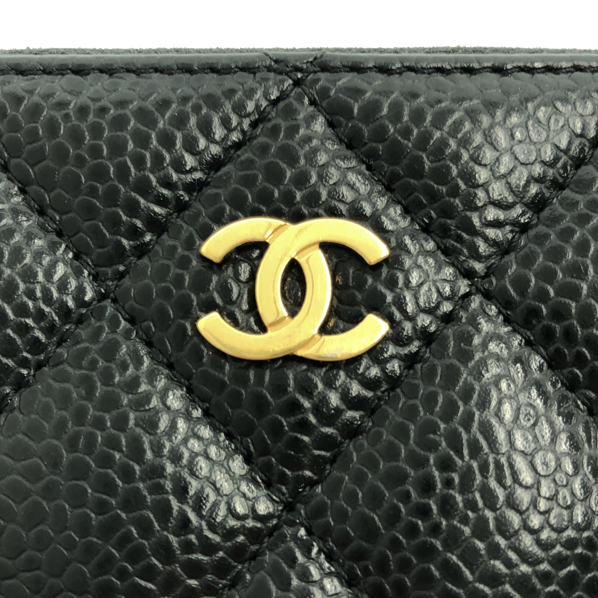 CHANEL / シャネル キャビアスキン コイン カード ケース