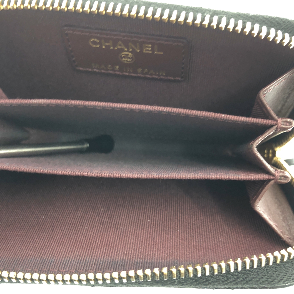 CHANEL / シャネル キャビアスキン コイン カード ケース