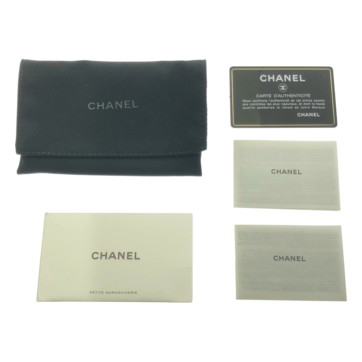 CHANEL / シャネル キャビアスキン コイン カード ケース