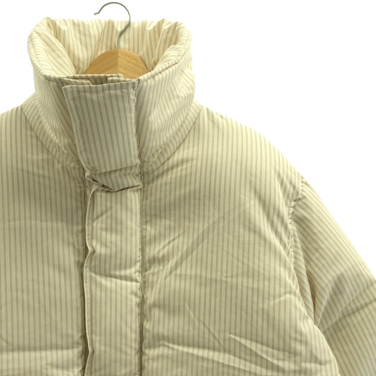 AURALEE / オーラリー × TEKLA / テクラ STRIPE DOWN JACKET ストライプ ダウンジャケット