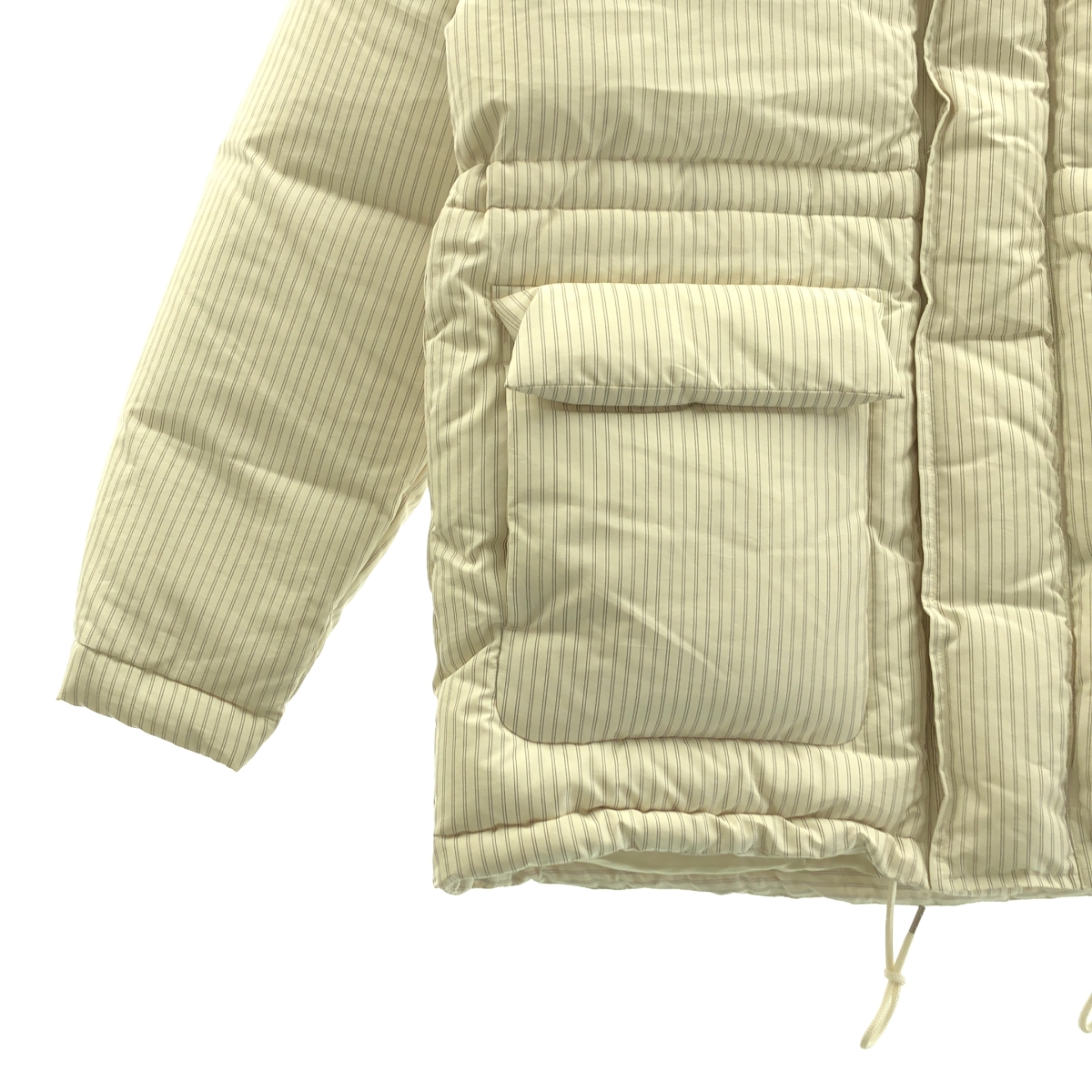 AURALEE / オーラリー × TEKLA / テクラ STRIPE DOWN JACKET ストライプ ダウンジャケット