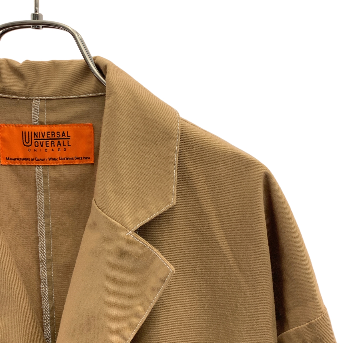 UNIVERSAL OVERALL / ユニバーサルオーバーオール ロゴボタン ショップコート