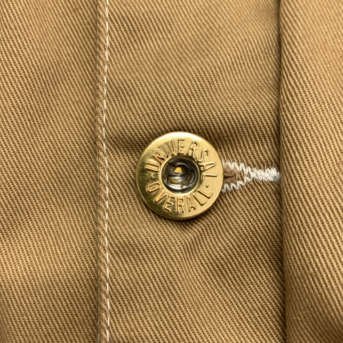 UNIVERSAL OVERALL / ユニバーサルオーバーオール ロゴボタン ショップコート