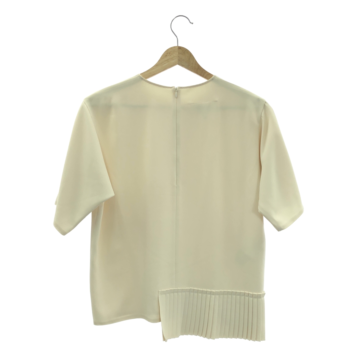 MM6 Maison Margiela / エムエムシックスメゾンマルジェラ 裾プリーツ ポリエステル 半袖 ワンピース