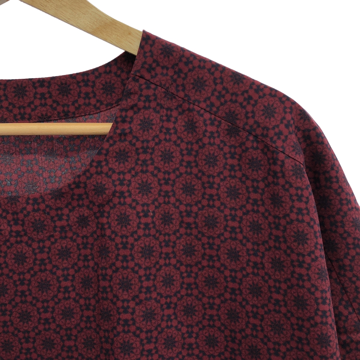 YANTOR / ヤントル Geometric ジオメトリック プルオーバーシャツ