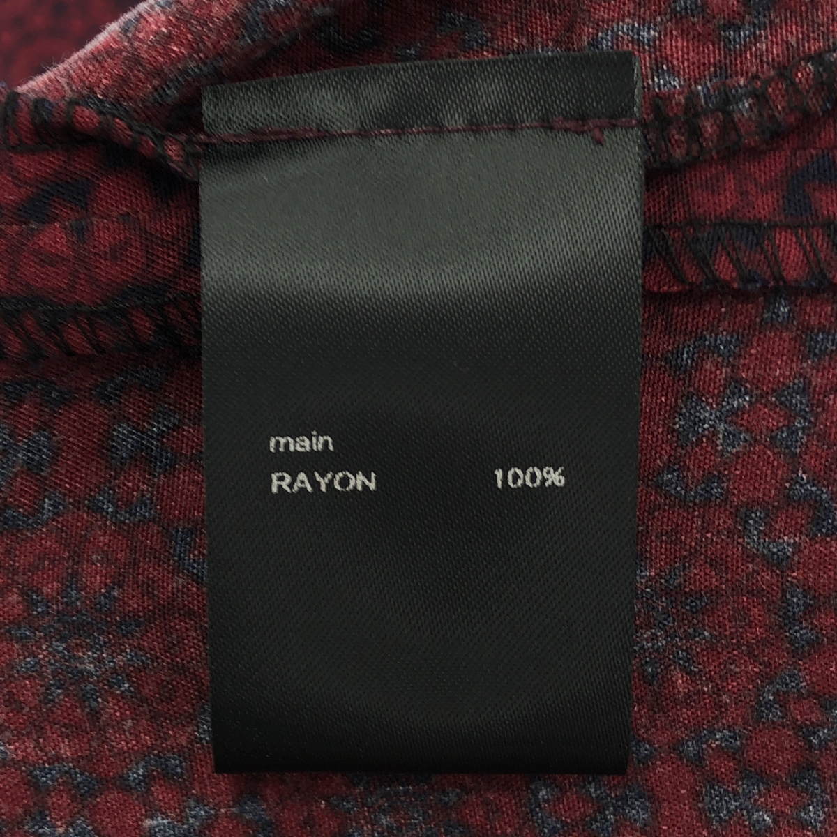 YANTOR / ヤントル Geometric ジオメトリック プルオーバーシャツ