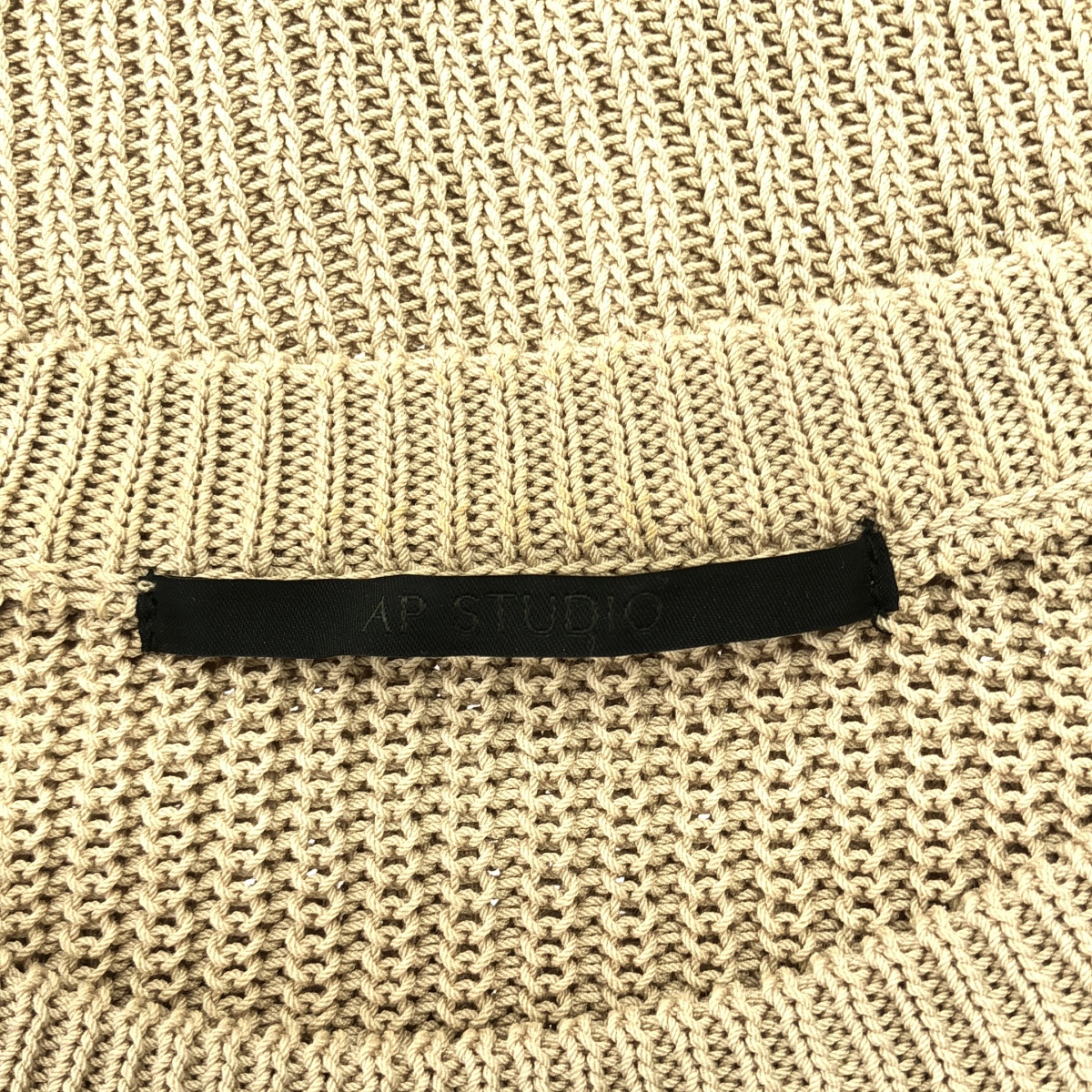 AP STUDIO / エーピーストゥディオ コットンコード プルオーバーニット