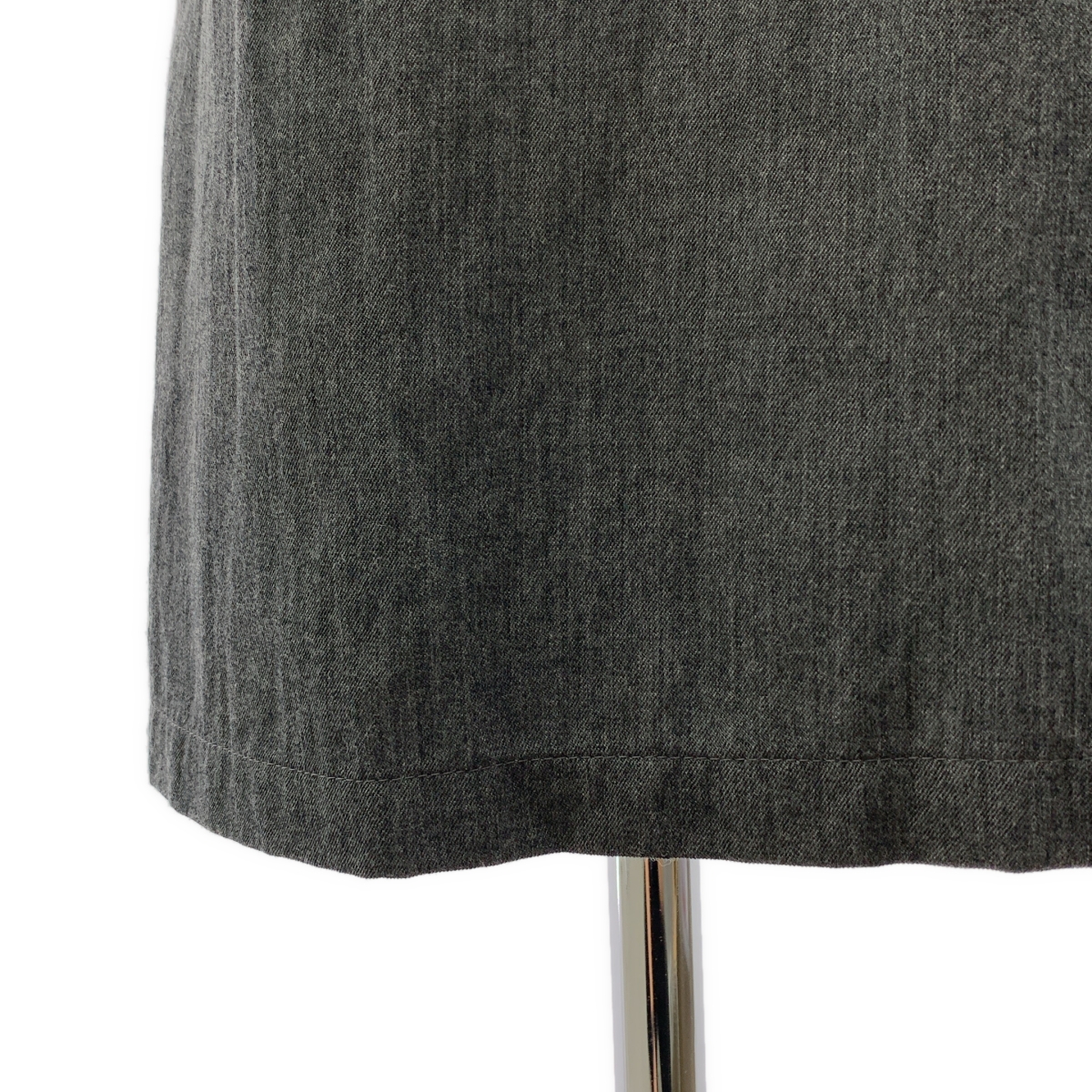 Y's / ワイズヨウジヤマモト ウール タック アシンメトリー ロングスカート