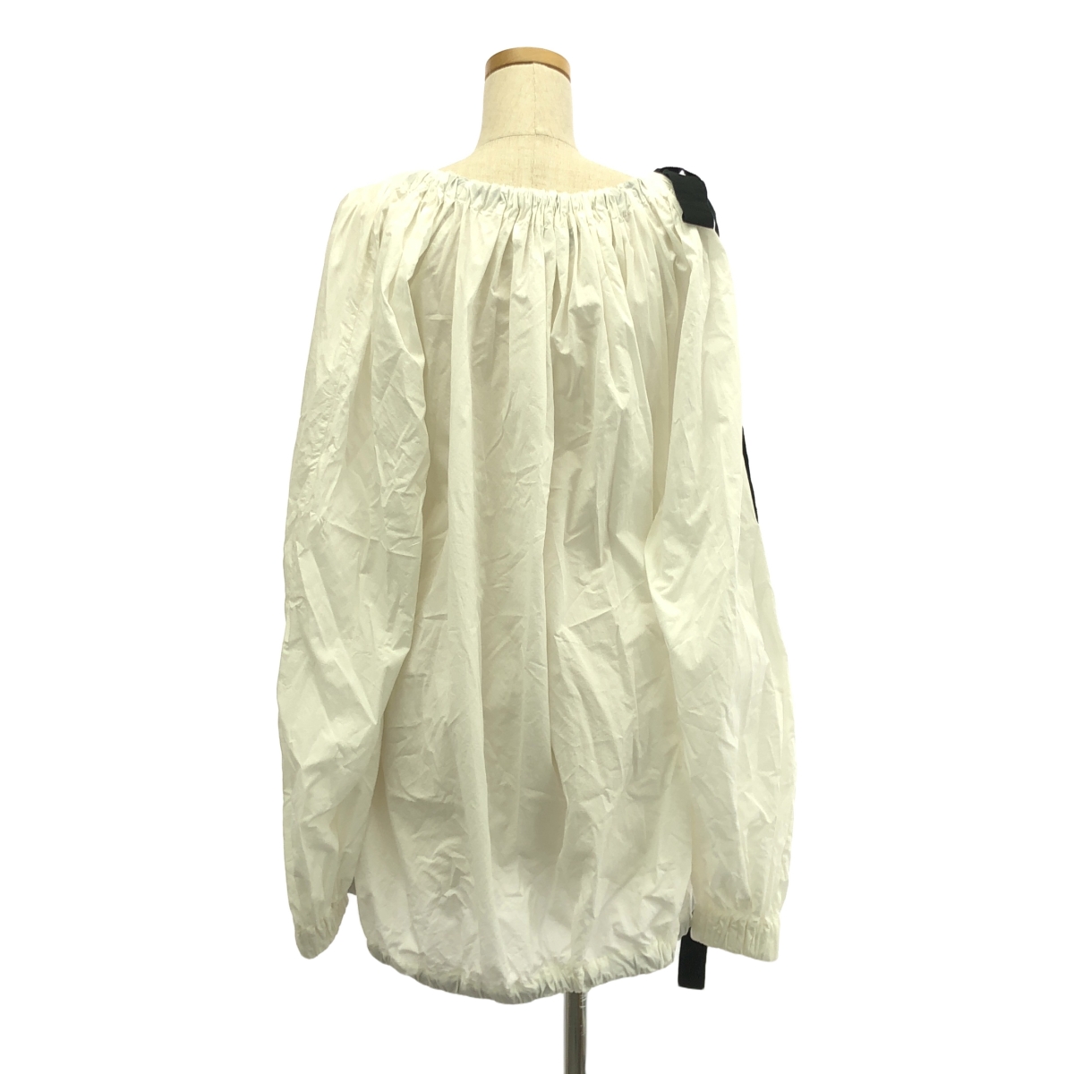 DRIES VAN NOTEN / ドリスヴァンノッテン タイ ギャザー ボリュームブラウス