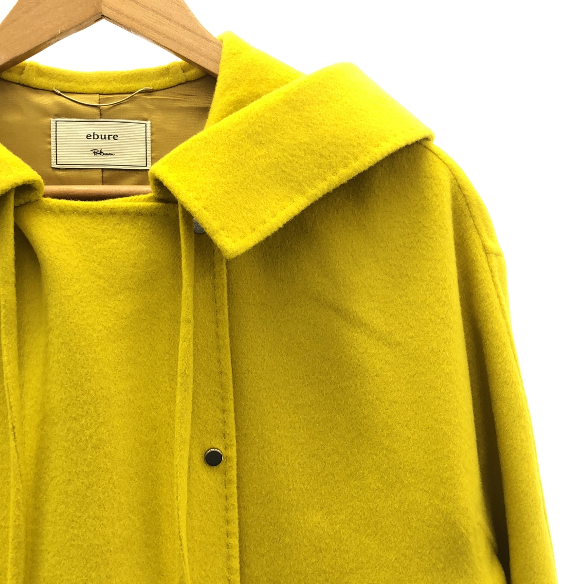 ebure / エブール × Ron Herman ロンハーマン別注 ウール リュクスメルトン フーデッドロングコート