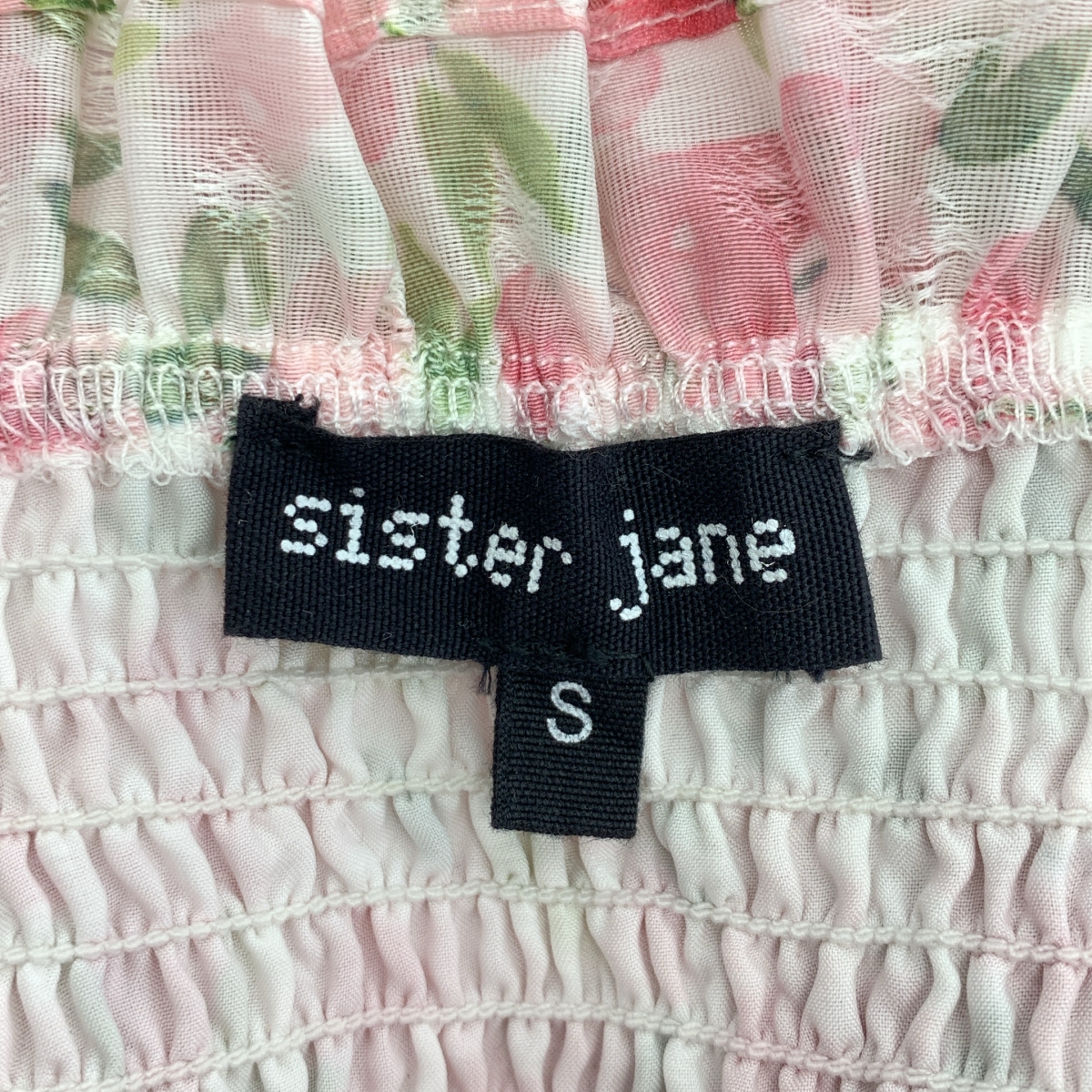 その他 Wild Hearts Cropped Top / 総柄 ビジュー 装飾 ギャザー ノースリーブ ブラウス / 裏地付き