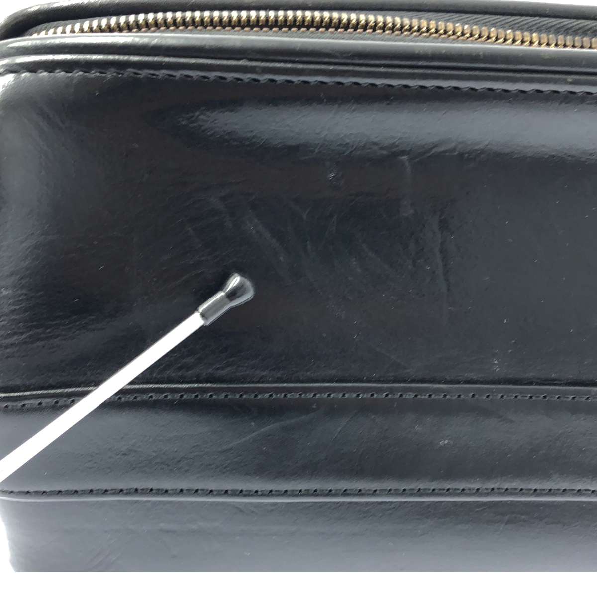 その他 レザー 枕ポーチ セカンド クラッチバッグ