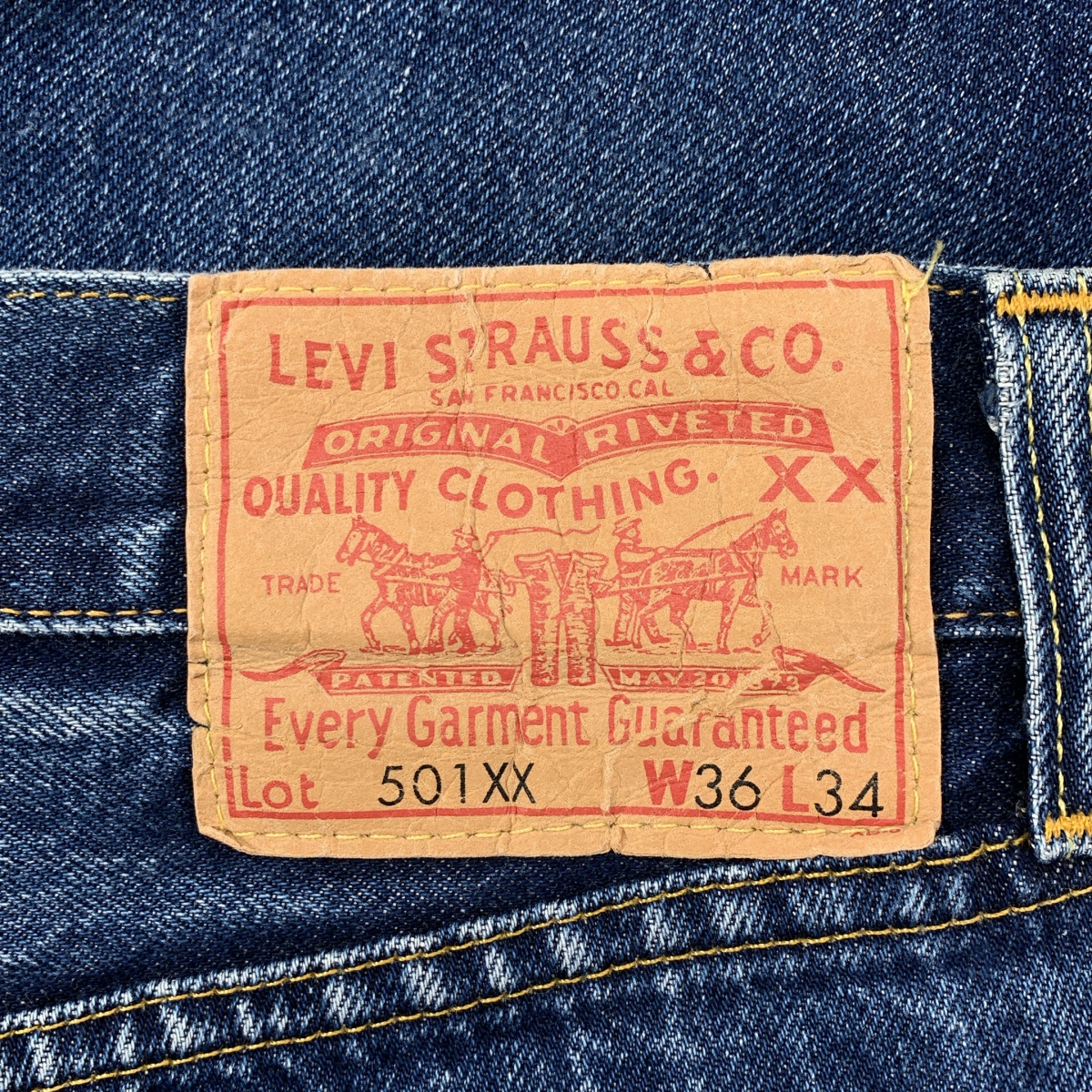 LEVI'S VINTAGE CLOTHING LVC / リーバイスヴィンテージクロージング 50155-0116 / VINTAGE 501XX 1955モデル big E セルビッチ デニム ジーンズ パンツ
