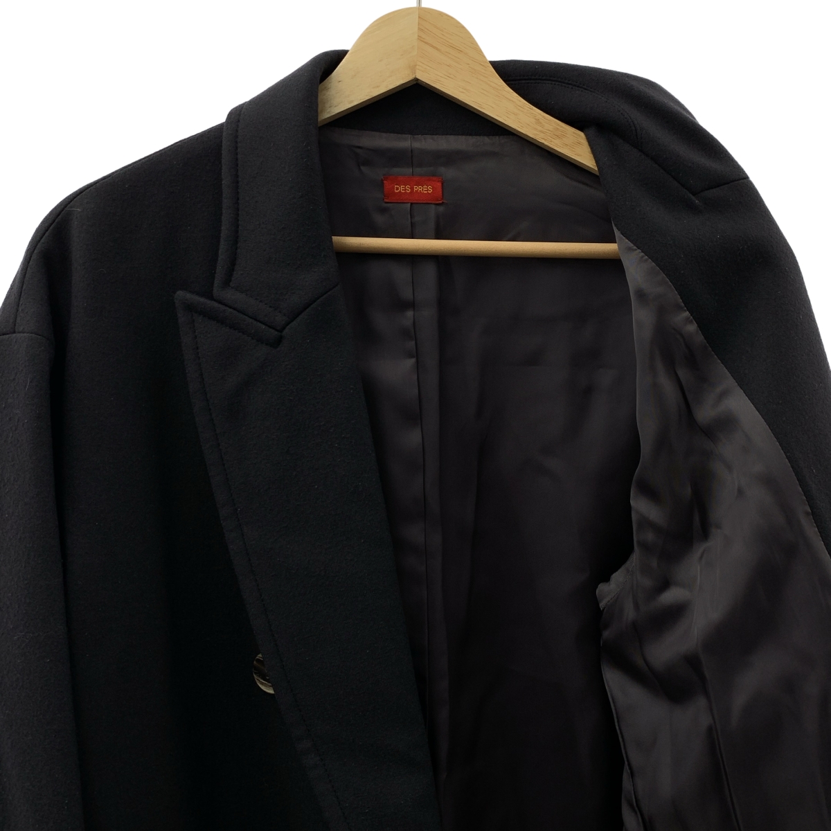 DES PRES / デプレ ウール ダブルブレスト コート