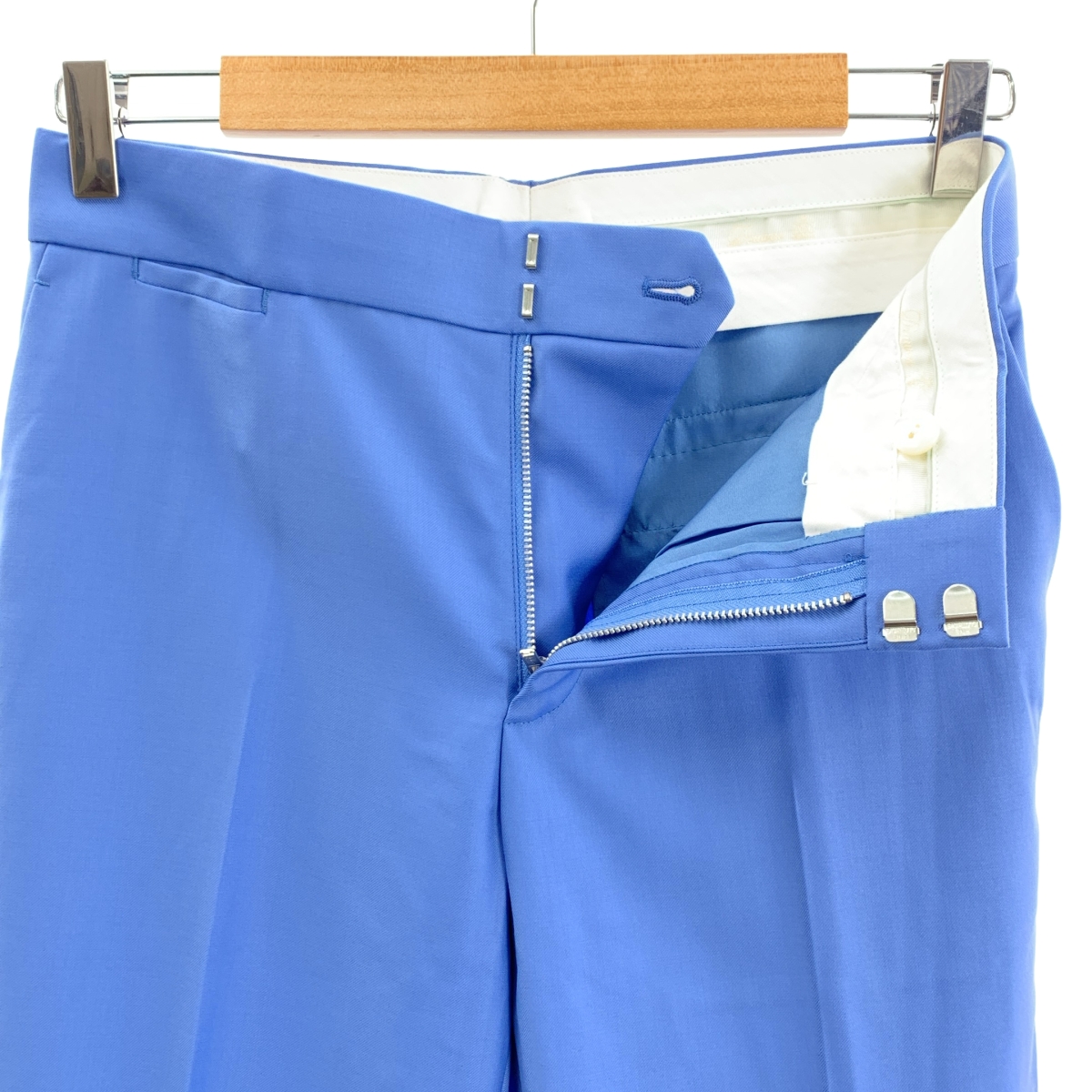 Drawer / ドゥロワー センタープレス スラックス パンツ