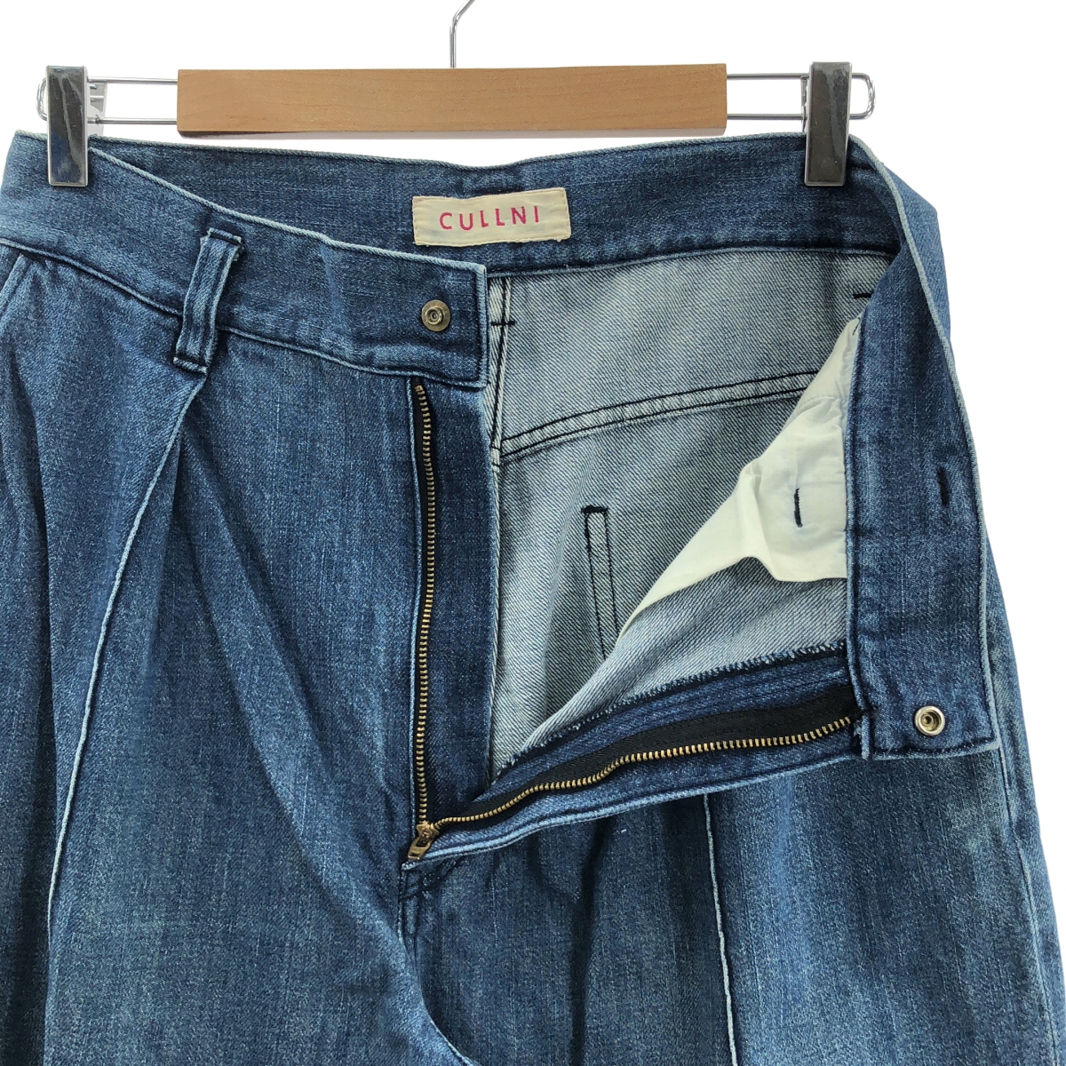 CULLNI / クルニ センタープレス デニムパンツ