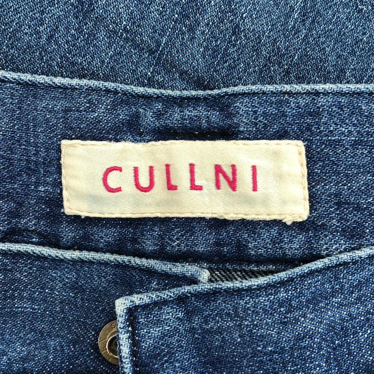CULLNI / クルニ センタープレス デニムパンツ