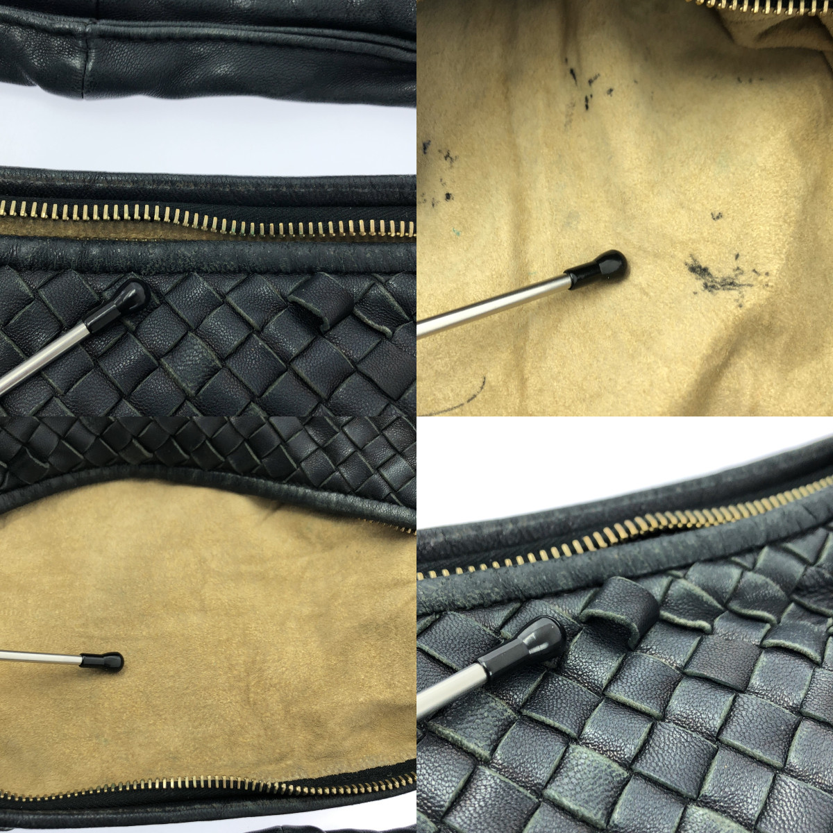 BOTTEGA VENETA / ボッテガヴェネタ イントレチャート レザー ハンドバッグ