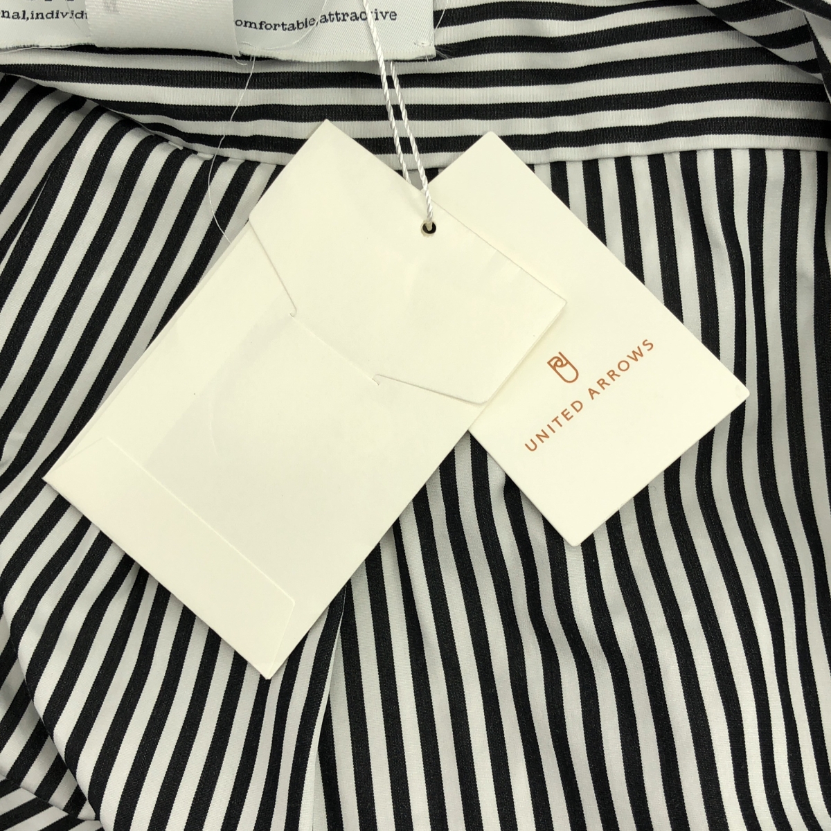 TICCA / ティッカ コットン ストライプ ロングシャツ