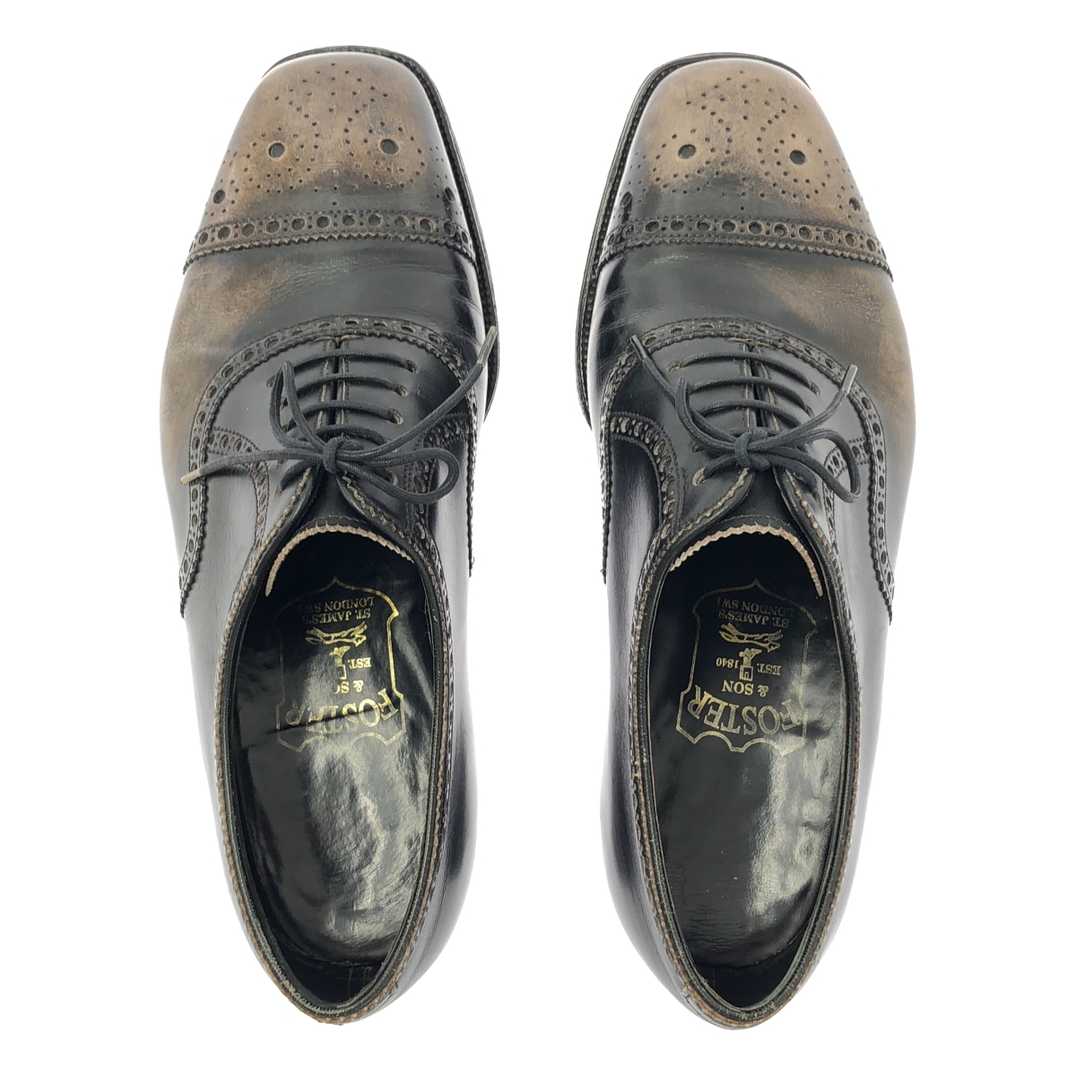 Foster & Sons / フォスターアンドサン レザー ストレートチップ ドレスシューズ