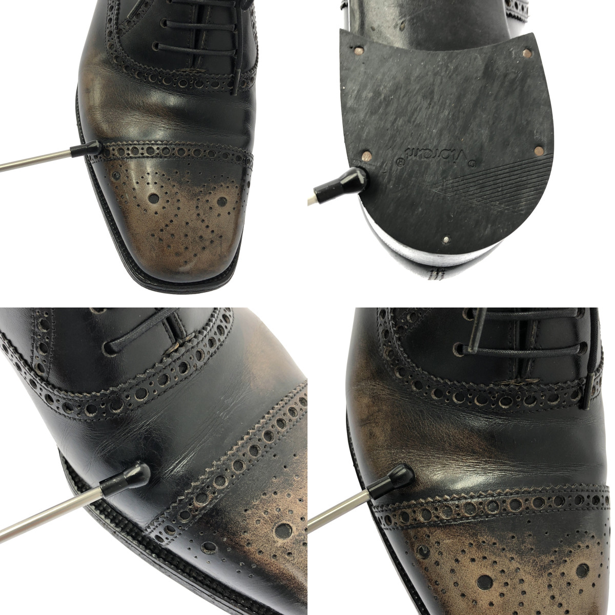 Foster & Sons / フォスターアンドサン レザー ストレートチップ ドレスシューズ