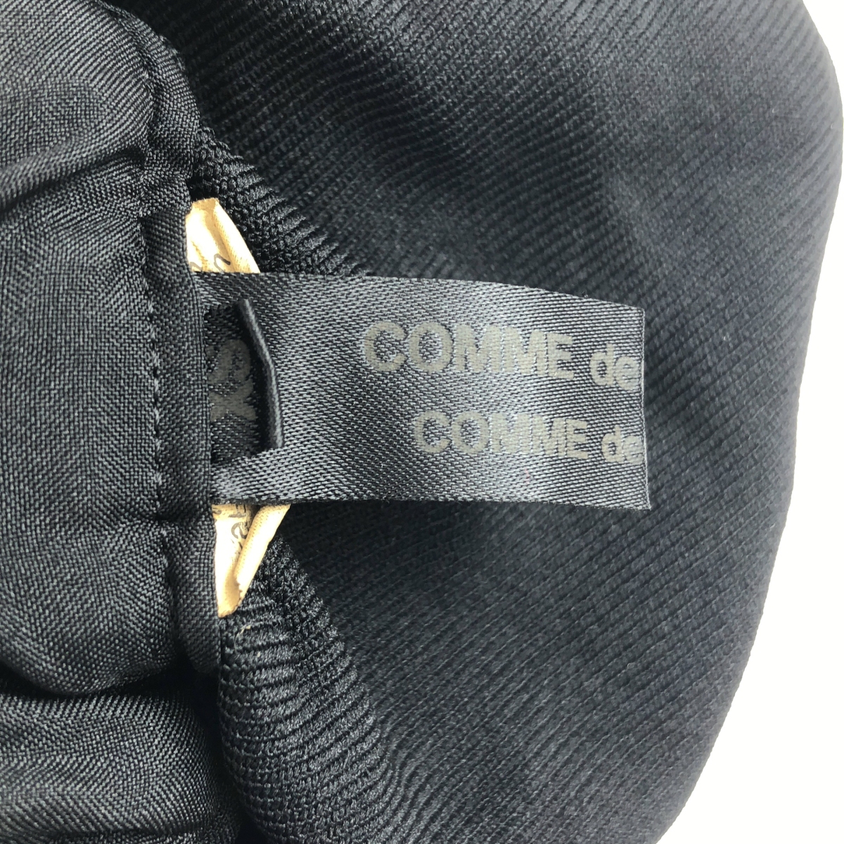 COMME des GARCONS COMME des GARCONS / コムコム ポリエステル 縮絨 変形 ドローストリング オーバー スカート