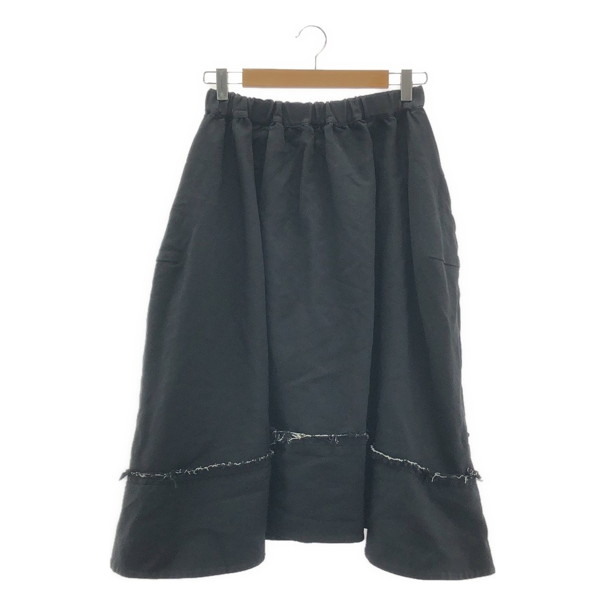 COMME des GARCONS COMME des GARCONS / コムコム ポリエステル 縮絨 変形 ドローストリング オーバー スカート