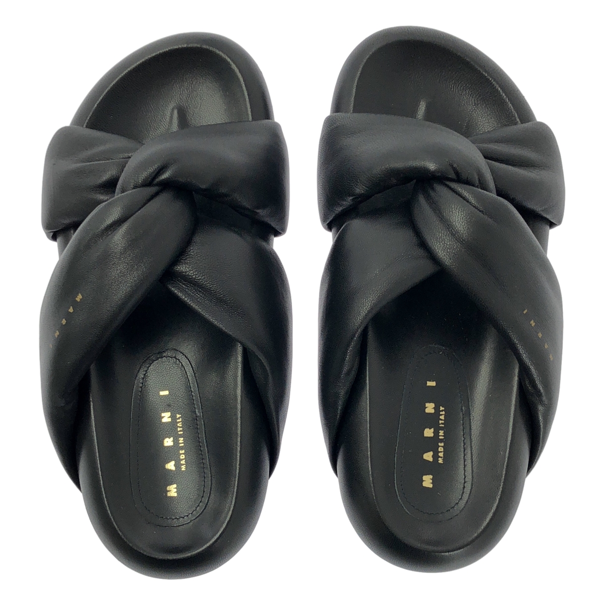 MARNI / マルニ BUBBLE ツイスト レザー サンダル