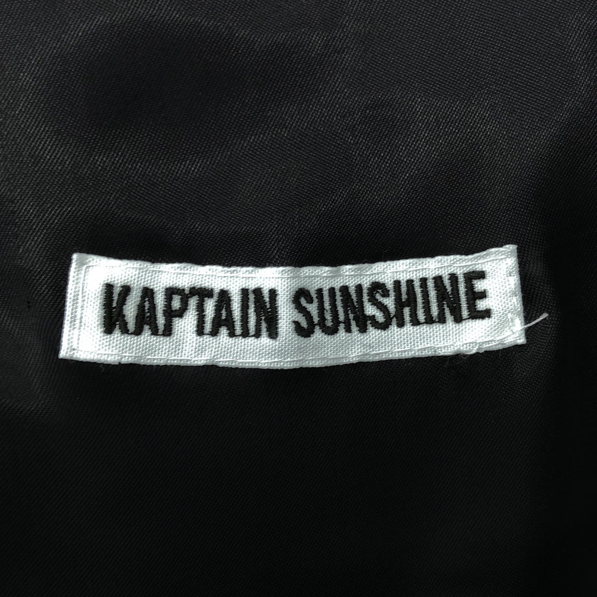 Kaptain Sunshine / キャプテンサンシャイン カシミヤ ウールシープクロス Pコート