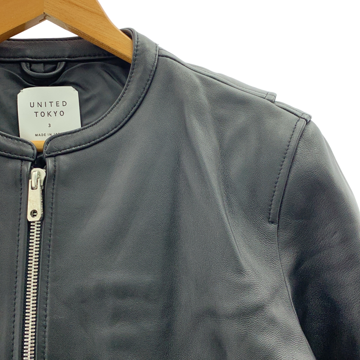 UNITED TOKYO / ユナイテッドトウキョウ ラムレザーシングルライダース ジャケット