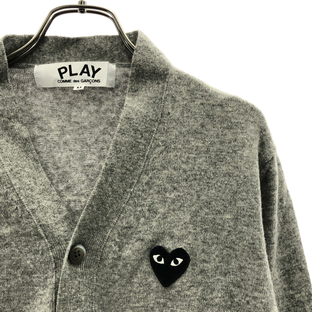 PLAY COMME des GARCONS / プレイコムデギャルソン ハートワッペン ニット カーディガン