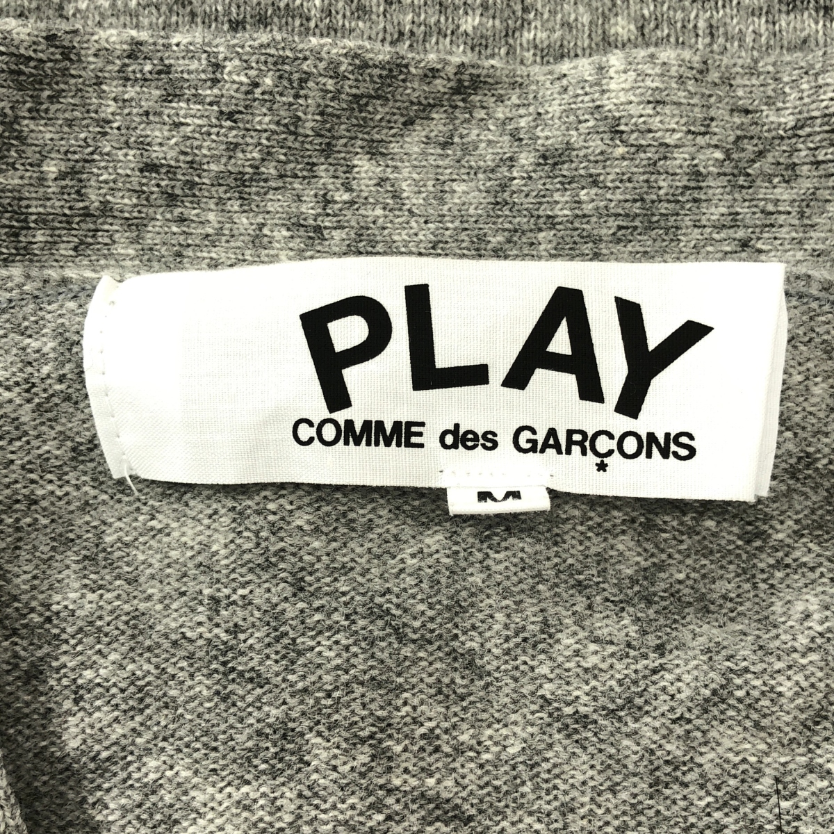 PLAY COMME des GARCONS / プレイコムデギャルソン ハートワッペン ニット カーディガン