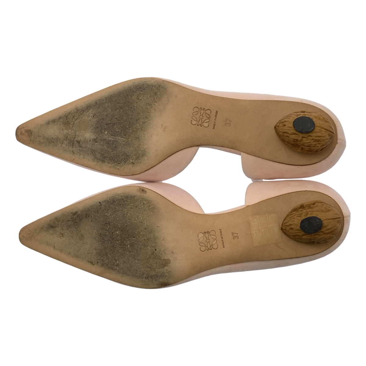 LOEWE / ロエベ ウォルナッツ ポインテッドトゥ パンプス