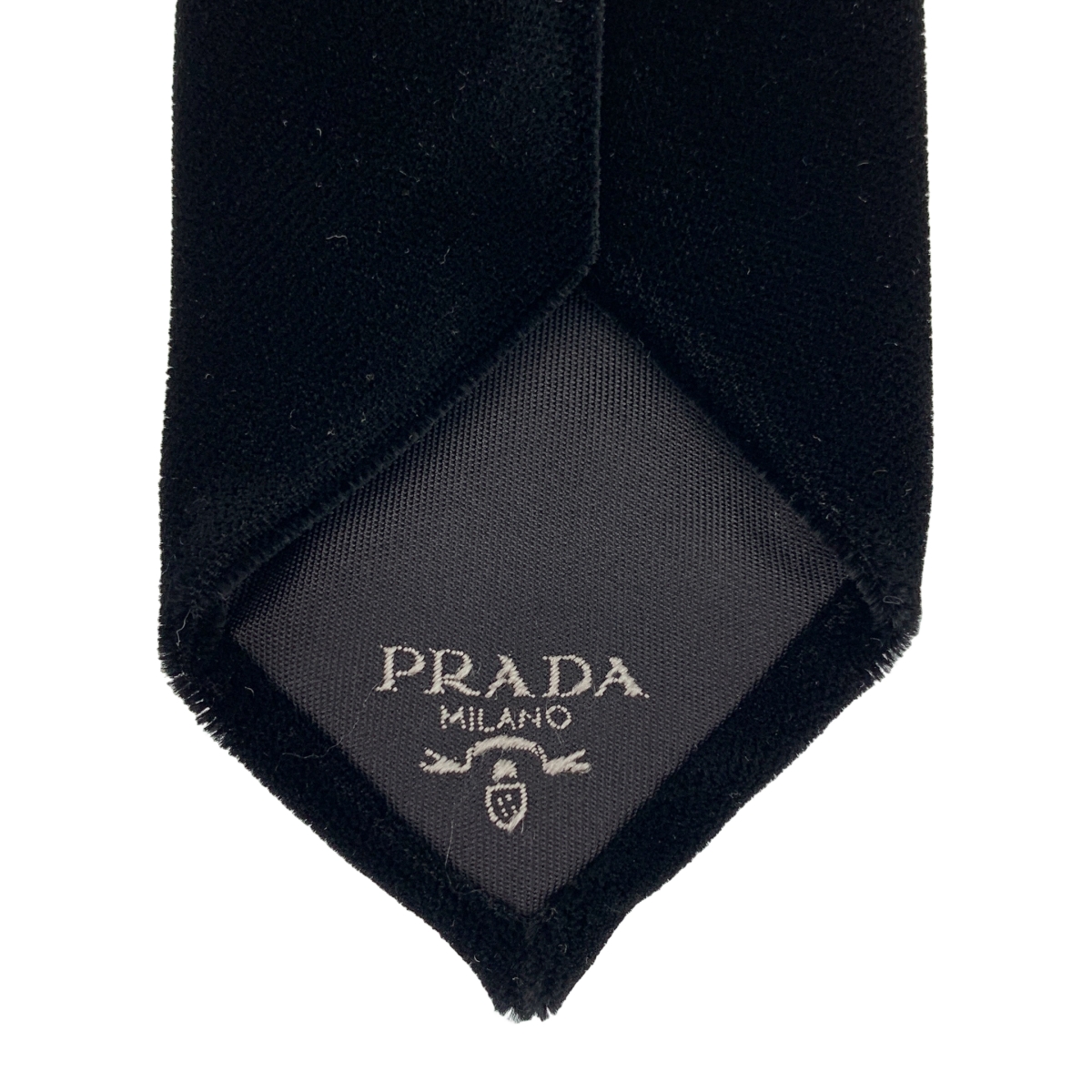 PRADA / プラダ シルク ベルベット ネクタイ
