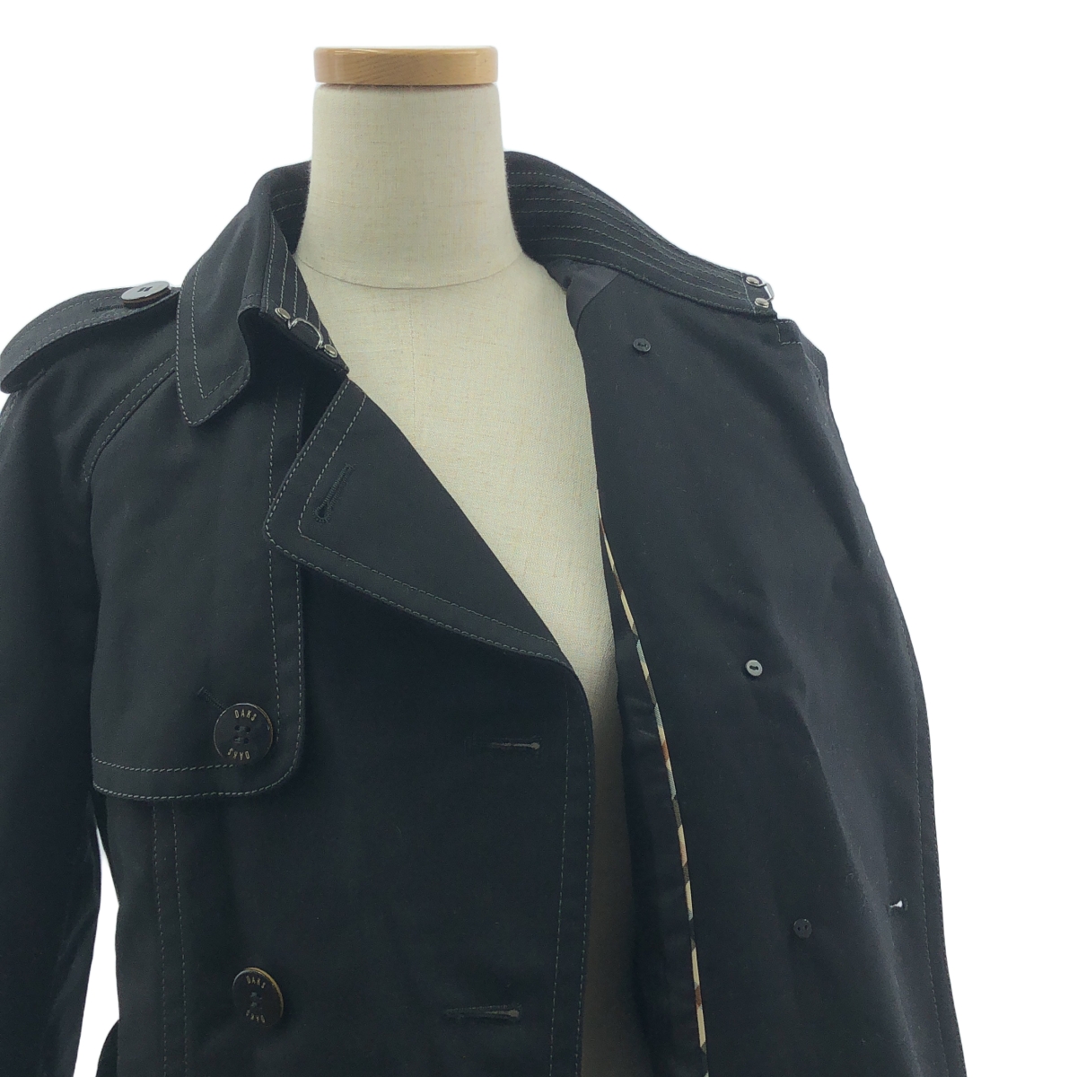 DAKS / ダックス SLIM FIT コットン トレンチコート