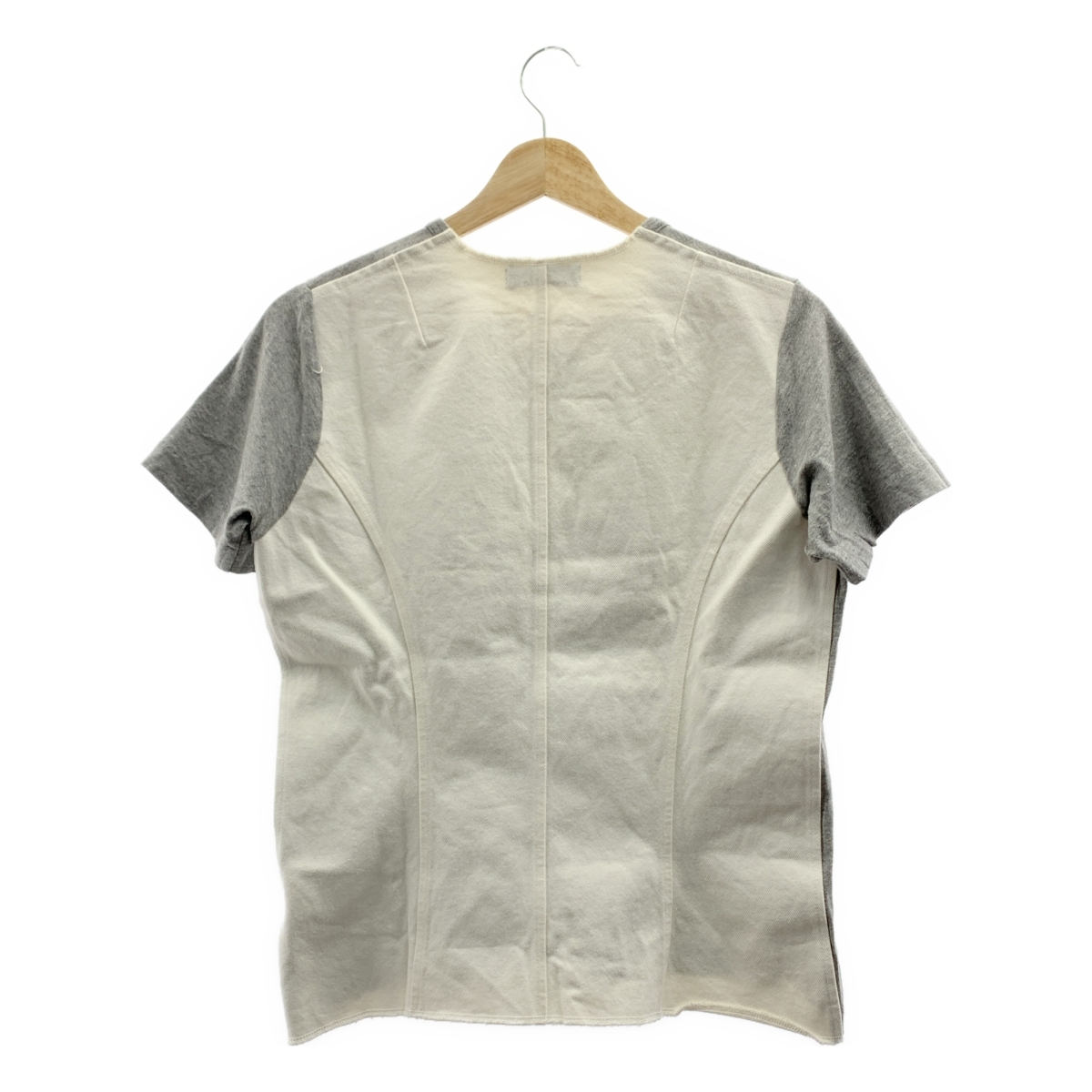 tricot COMME des GARCONS / トリココムデギャルソン 90s ホワイトデニム切替 Tシャツ