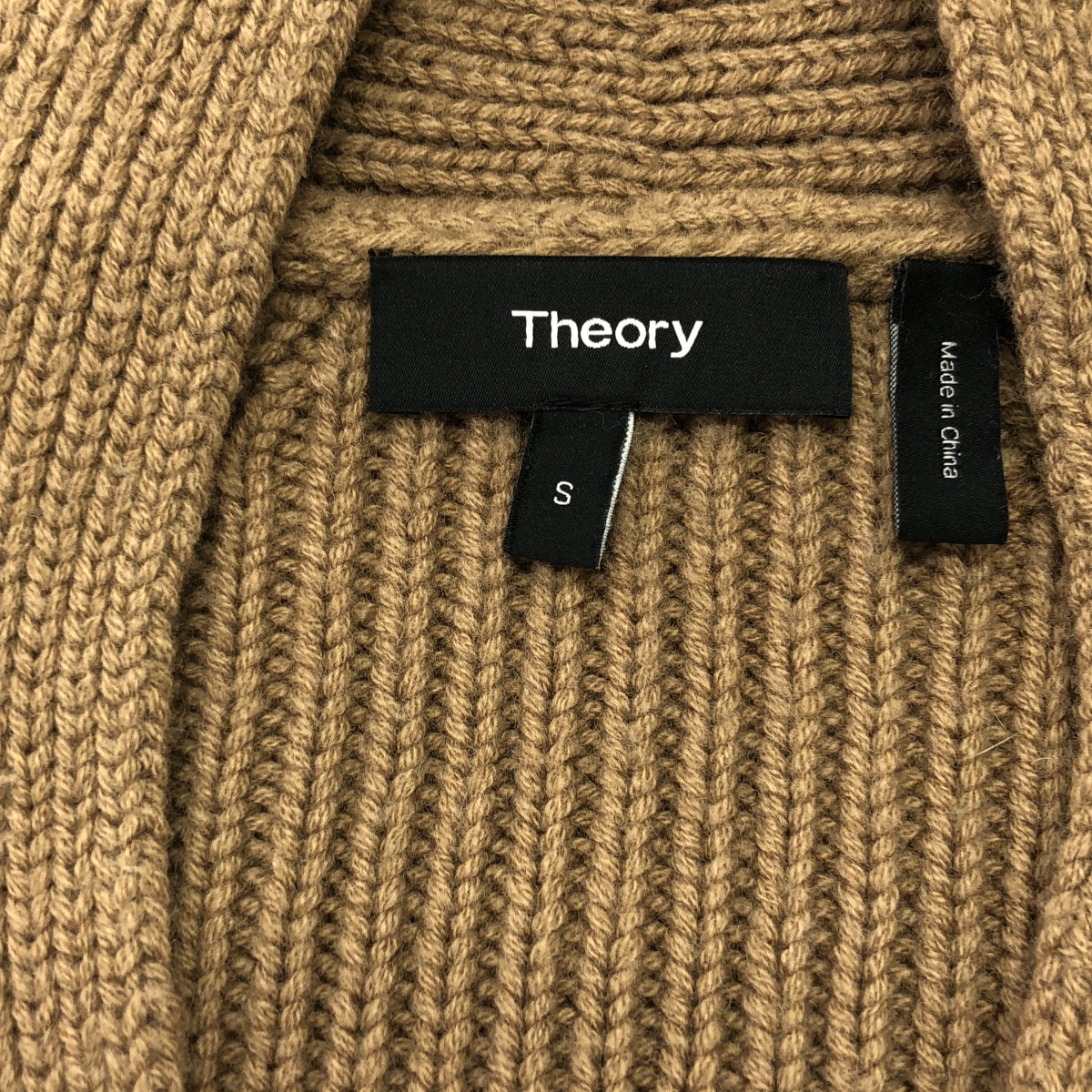 theory / セオリー ウール カシミヤ ベルト紐 ロング ニット カーディガン