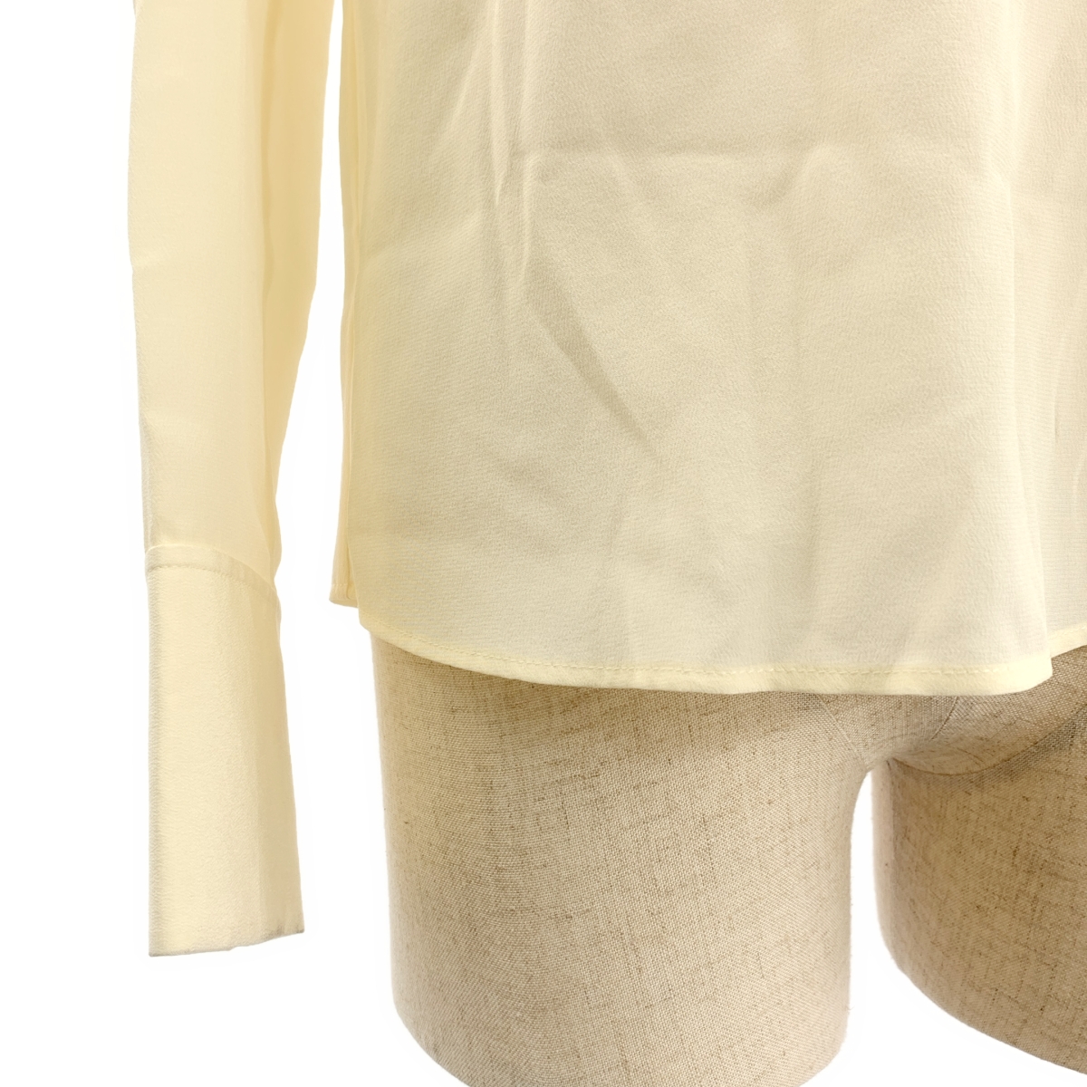 Chloe / クロエ silk 100％ / シルク レース装飾 シアー シャツ ブラウス