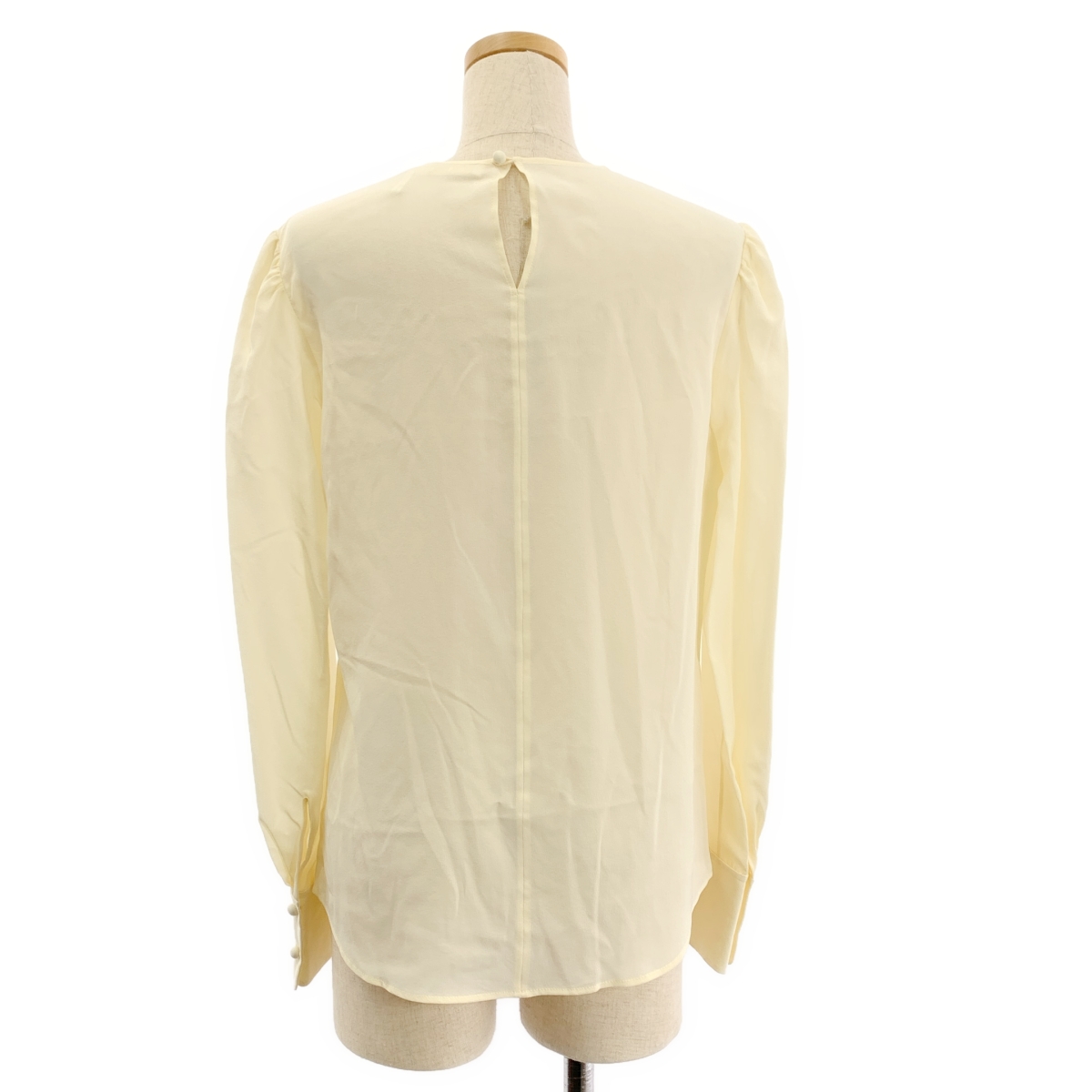 Chloe / クロエ silk 100％ / シルク レース装飾 シアー シャツ ブラウス