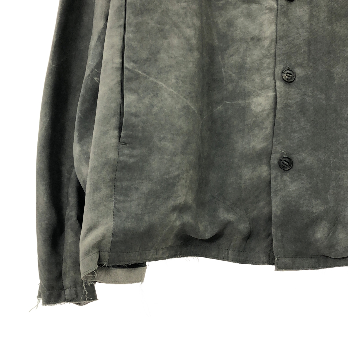 DEVOA / デヴォア Jacket High twist viscose ビスコース カットオフ シャツ